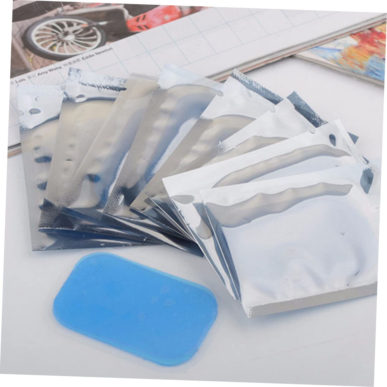 FRCOLOR 90stücke Austauschbare Gel-pads Für Abdominal Trainer Hautfreundliche Wiederverwendbare Gel Effektive Muskelstimulation Und Massage Kompatibel Mit Allen Elektrostimulatoren