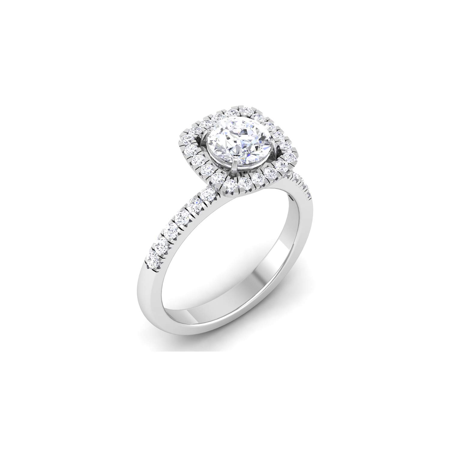 avsar Jewellery 14k (585) White Gold Ring for Women-picture-10