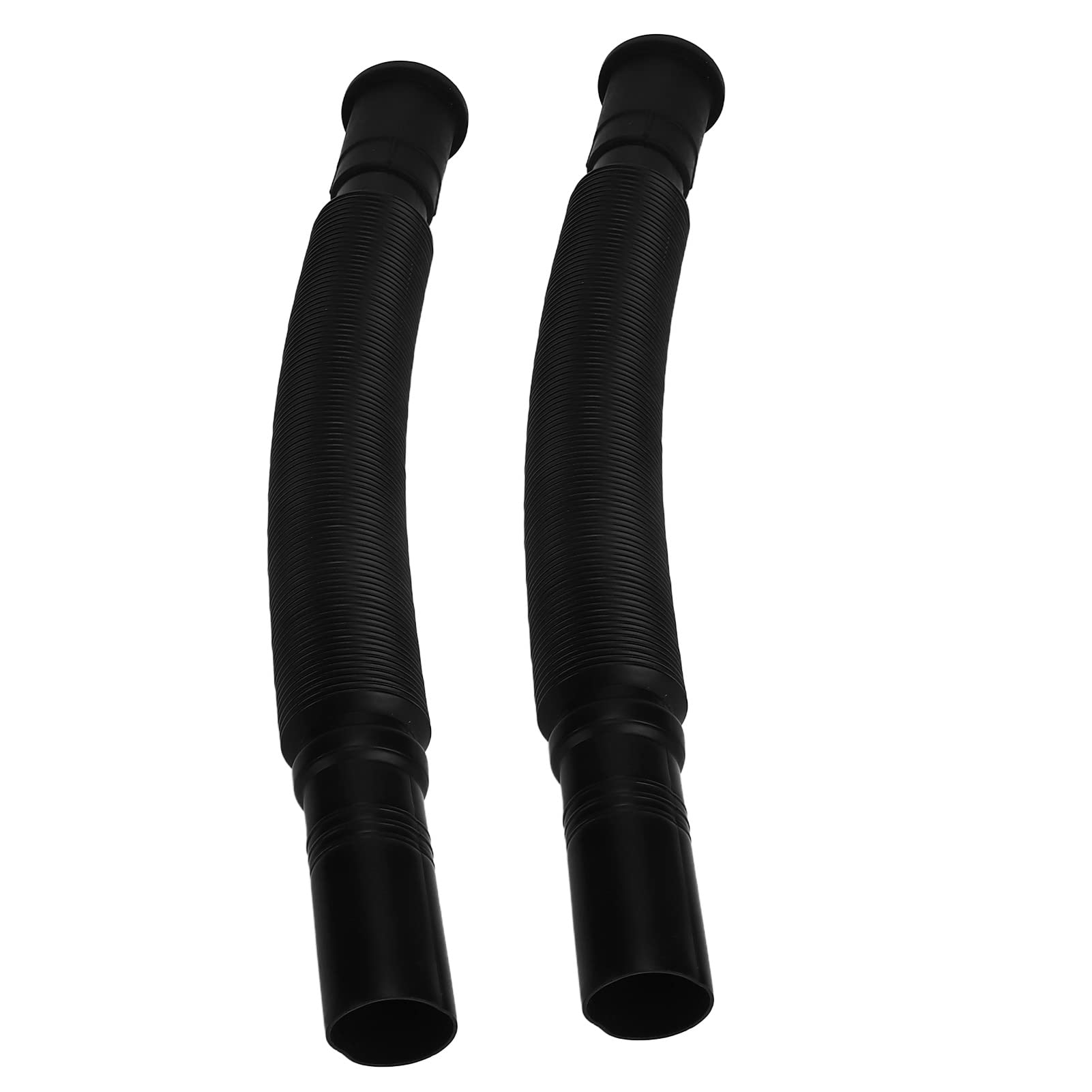 Tubo Di Scarico Flessibile Per Lavabo Da Bagno - 2 Pezzi Nero, Estensibile, Universale - Foto 11