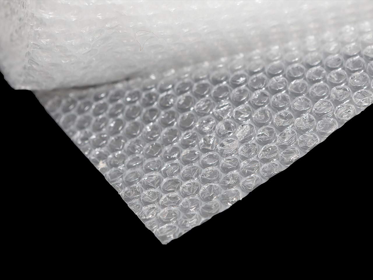 2 Rollen Luftpolsterfolie 75cm x 50m, CARTONARA Polsterfolie 60my transparent, Verpackungsfolie als Füllmaterial zum Schutz von empfindlichen Gegenständen