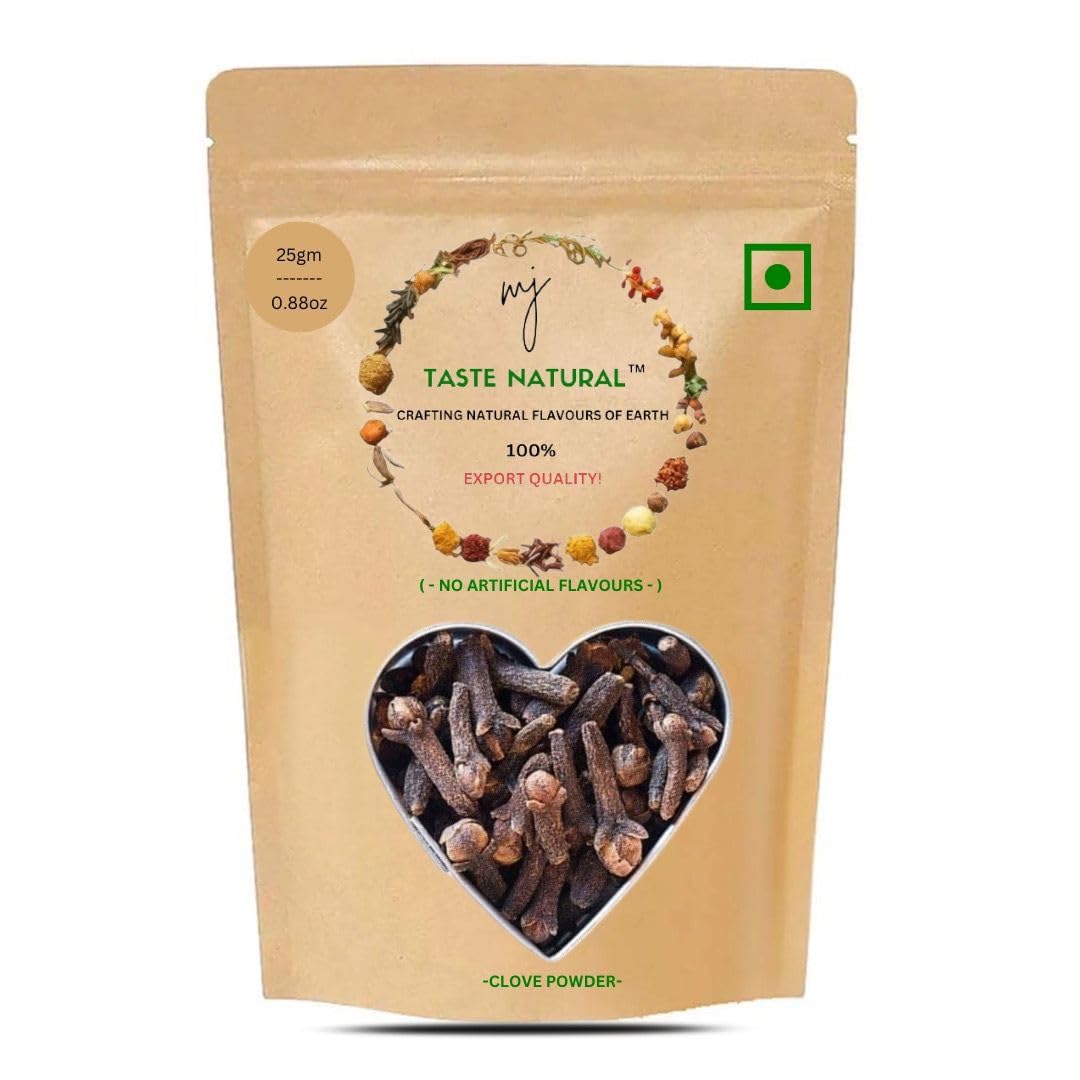 MJ TASTE NATURALCloves Powder, All Natural, Premium Quality, No Additives, For Cooking & Baking