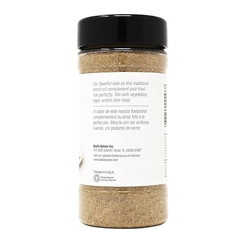 Vista 3 de Badia Condimento de arroz frito, 6 onzas, mezcla de especias de inspiración asiática para arroz frito casero, salteados y fideos, con ajo, cebolla