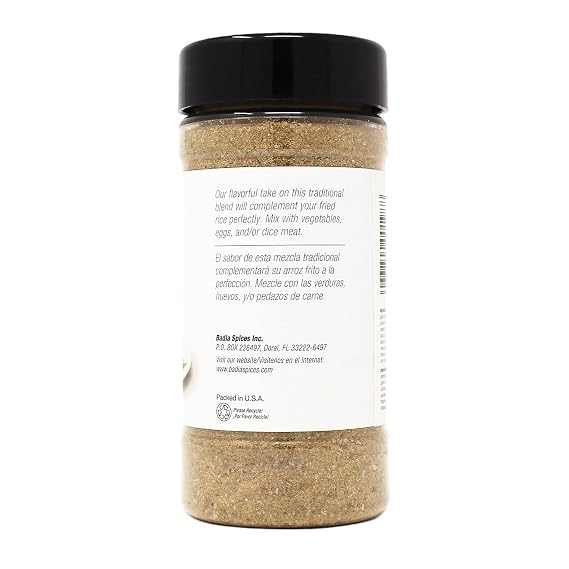 Badia Fried Rice Seasoning, 6 oz Asian-Inspired Spice Blend for Homemade