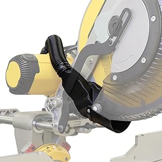 Improved Miter Saw Dust Collection Adapter, Efficient Dust Collection, Five-In-One Vacuum Cleaner Connector, Miter Saw Dust Collector Compatible with DWS709/DW718/DWS779/DWS780/DWS782/DHS790