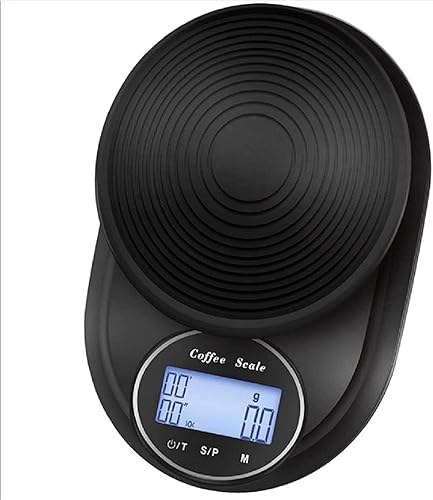 Miniatura 3 de Báscula digital de cocina, báscula de alimentos multifunción de alta precisión, 11 libras, 11.0 lbs máximo, color negro moderno y limpio con acabado