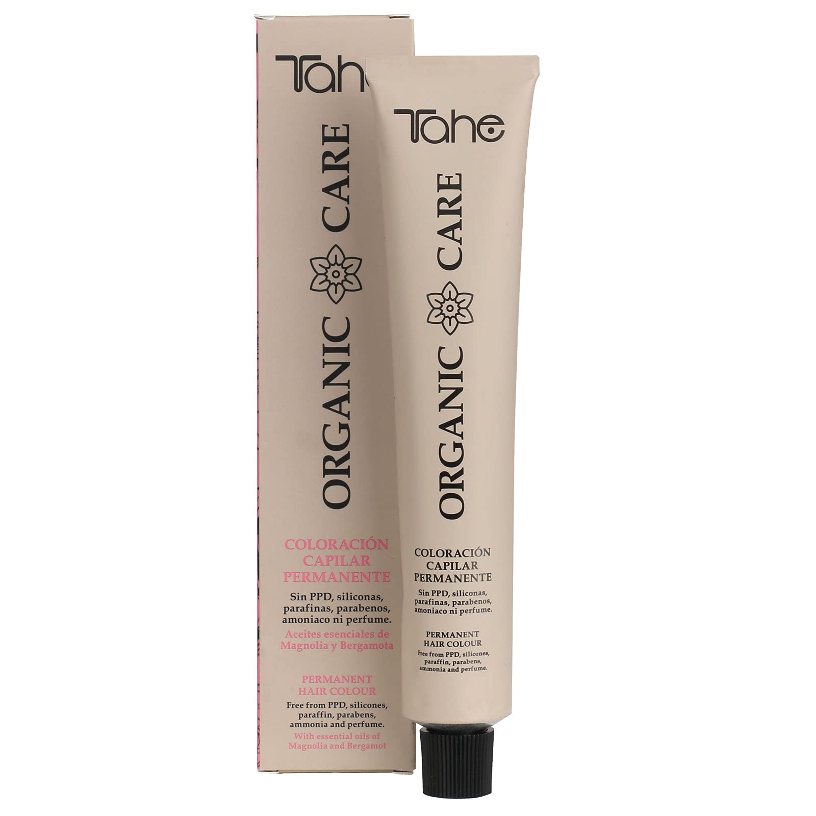 Tahe Organic Care Tinte Orgánico Permanente para el cabello de larga duración Sin Amoniaco, 100 ml, Tono 6.1 Rubio Oscuro Ceniza — view 9