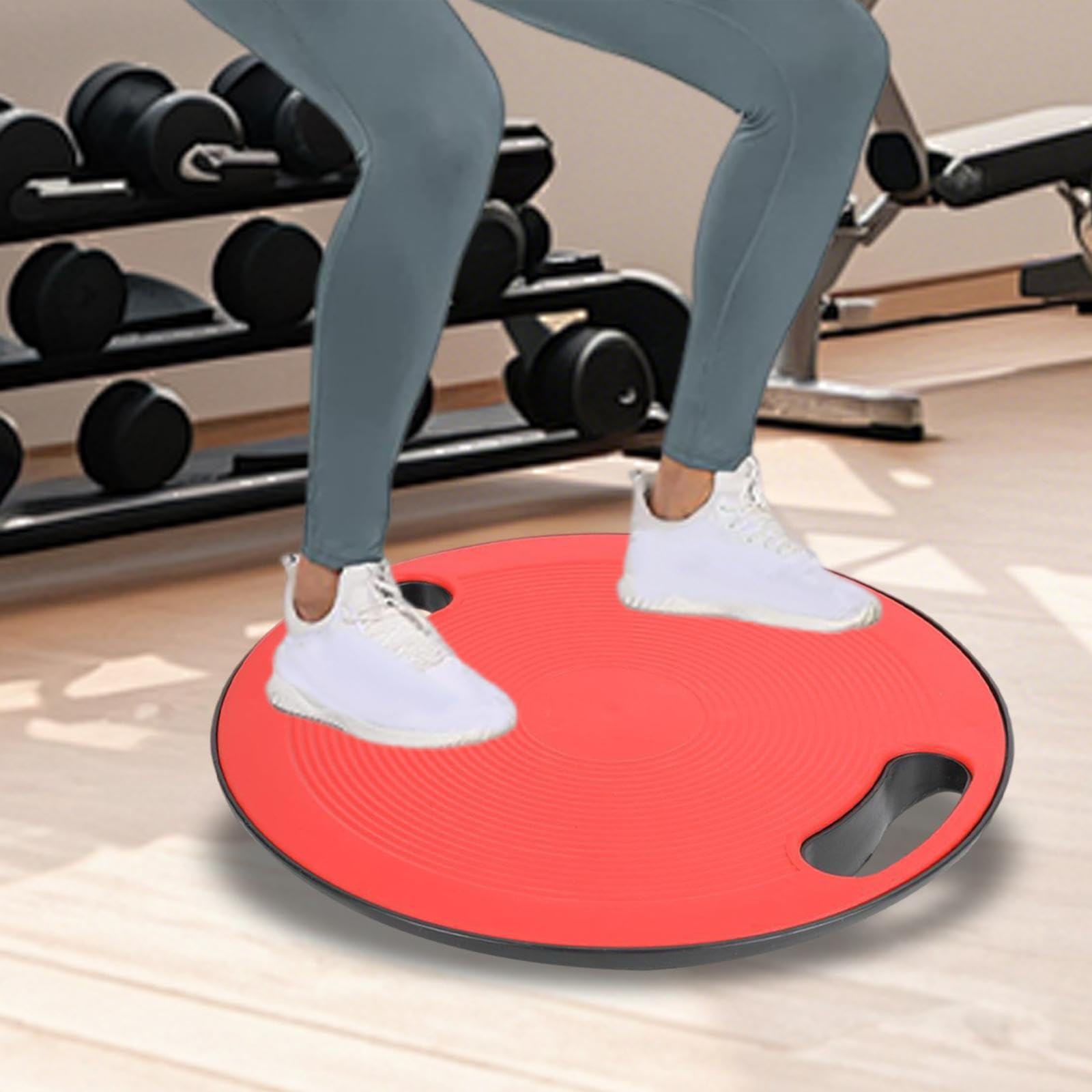 Balance Board Per Adulti Per Addestramento Alla Stabilità E,Rosso