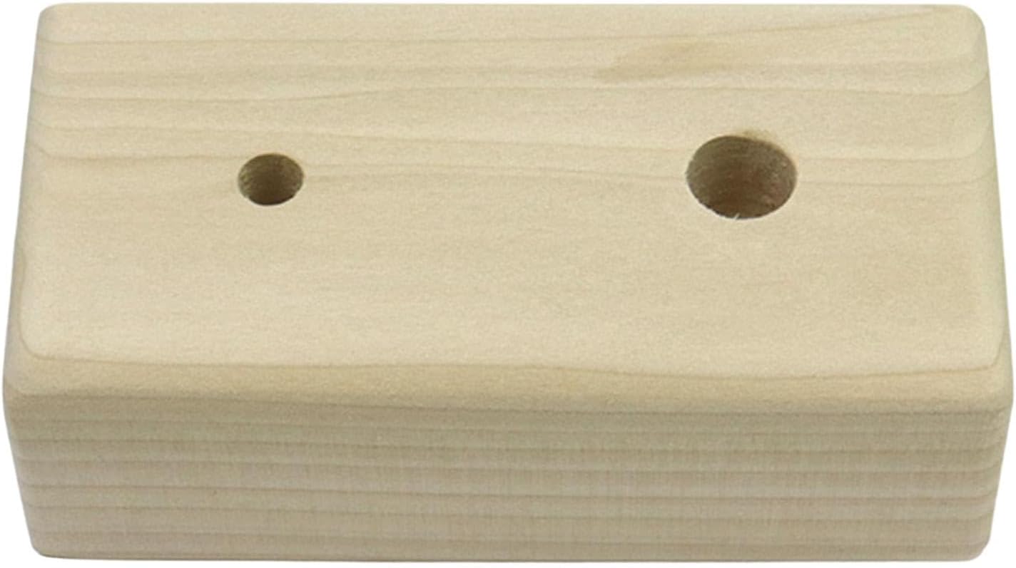 Wooden Rock Climbing Holds Blocks Finger Training Workout Exerciser Pull up Fingerboard Training Board- 15cmx9cmx8cm