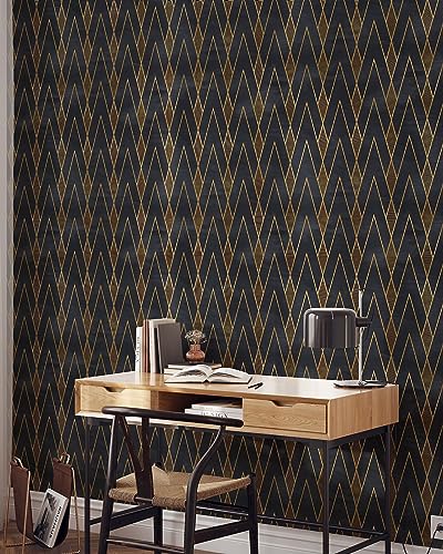 Coloritto Art Deco Jazz Peel and Stick Wallpaper | Removable