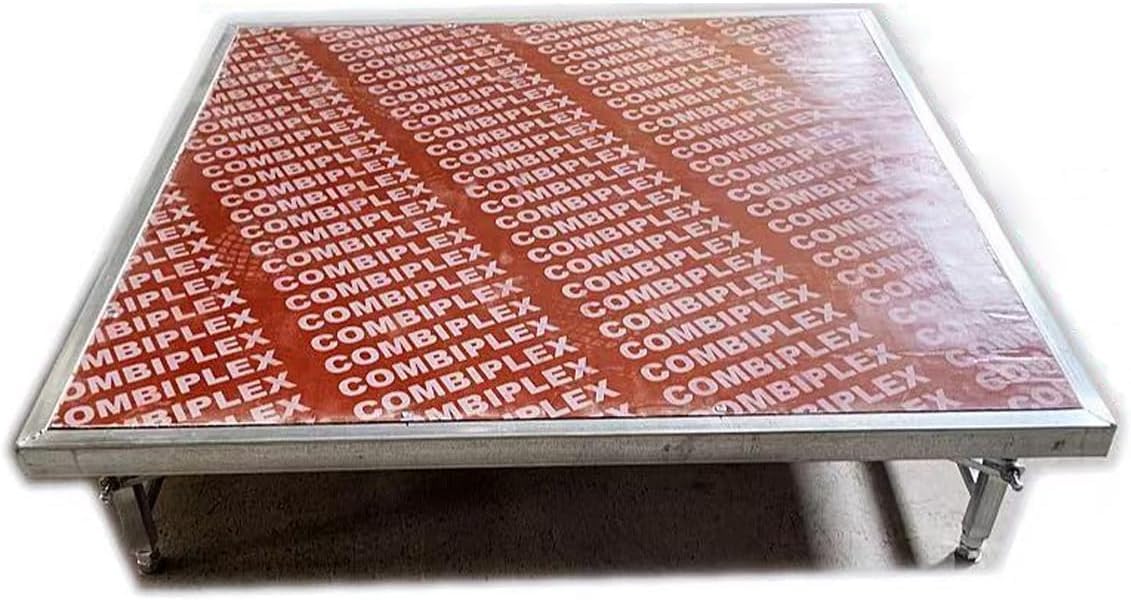 VUIKLCty Adjustable, Portable Folding Stage Platform, Suitable For All Kinds Of Events(H 30-50cm/11.8-19.7in,128x128cm)
