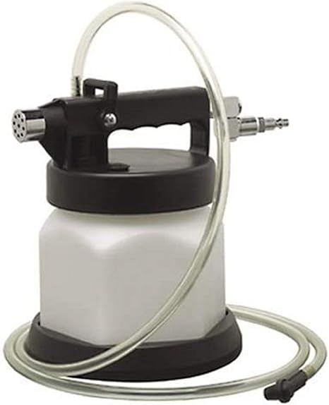 Mityvac MV6830 Pneumatic Brake and Clutch Bleeding Kit, Air Operated, 1.9 Quart (1.8L) Reservoir, Bleeds 2qt Per Minute, Swivel Air Inlet, Automatic Shutoff Valve, Variable Control Thumb Throttle