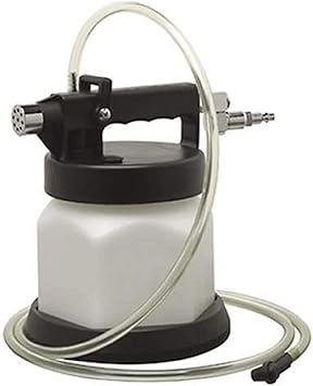 Mityvac MV6830 Pneumatic Brake and Clutch Bleeding Kit, Air Operated, 1.9 Quart (1.8L) Reservoir, Bleeds 2qt Per Minute, Swivel Air Inlet, Automatic Shutoff Valve, Variable Control Thumb Throttle