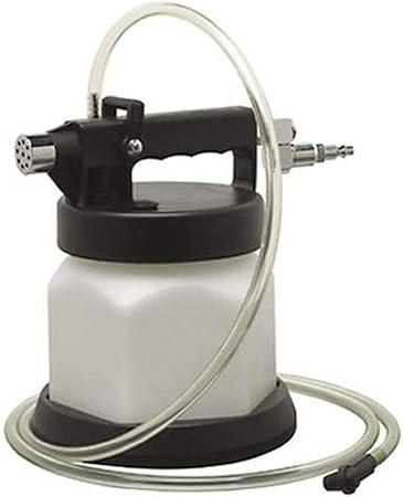 Mityvac MV6830 Pneumatic Brake and Clutch Bleeding Kit, Air Operated, 1.9 Quart (1.8L) Reservoir, Bleeds 2qt Per Minute, Swivel Air Inlet, Automatic Shutoff Valve, Variable Control Thumb Throttle