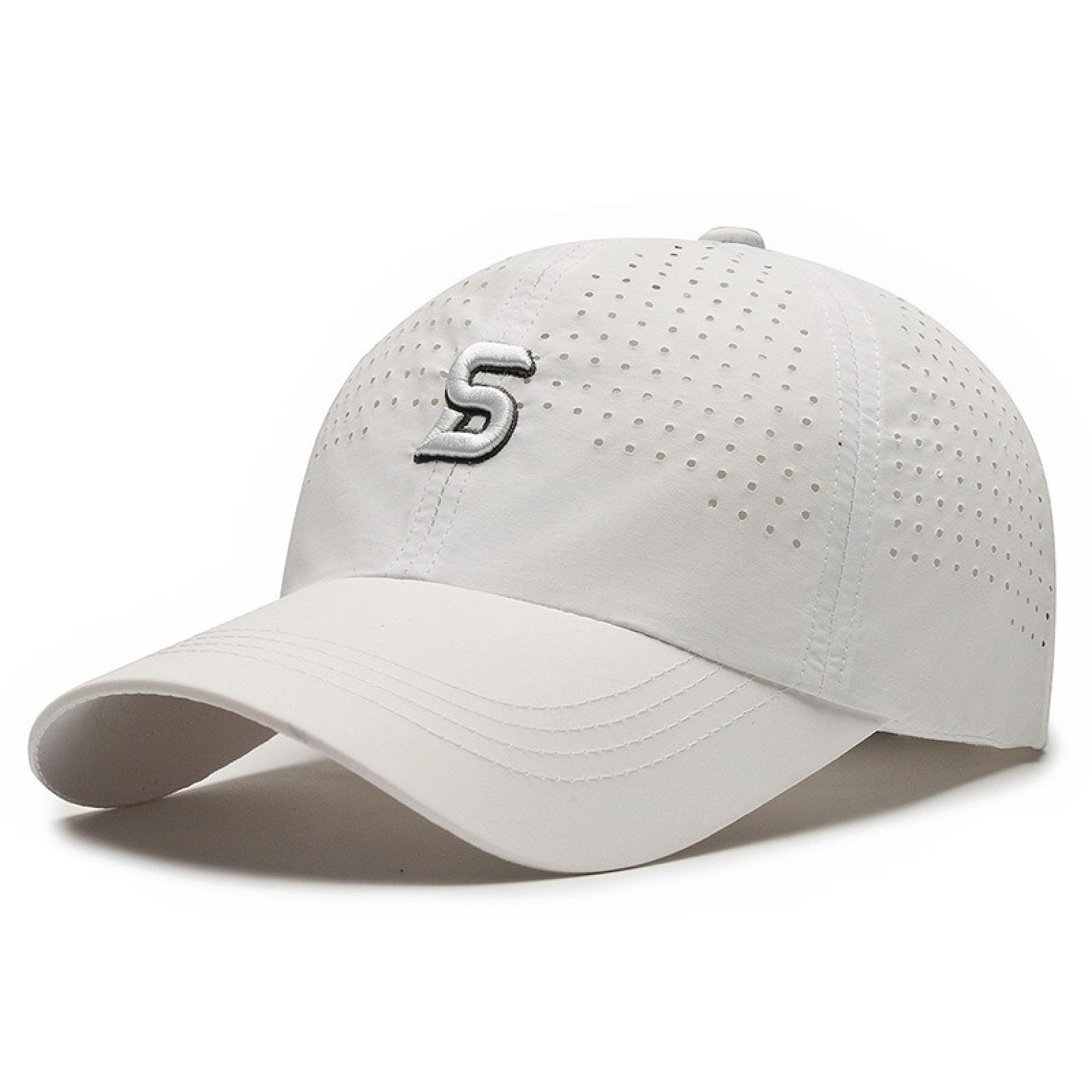 HaloHorus Curved Snapback Trucker Hat for Men Women, Adjustable Mesh Athletics Baseball Cap for Running, Fishing, Workout, Dfs-white, One Size — image 1