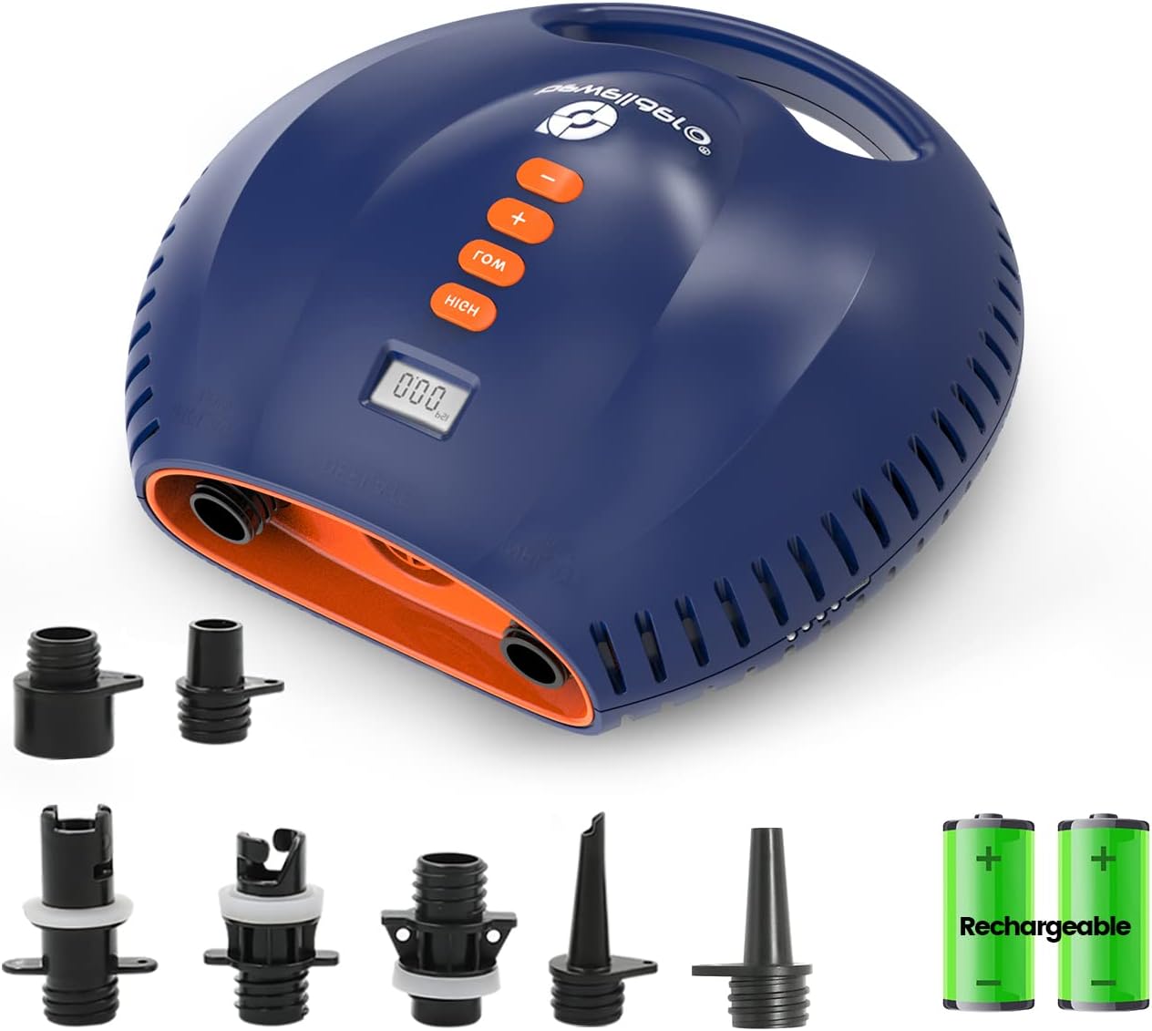 BEWELLAERO Rechargeable Paddle Board Pump, Cordless SUP Air Pump with 7