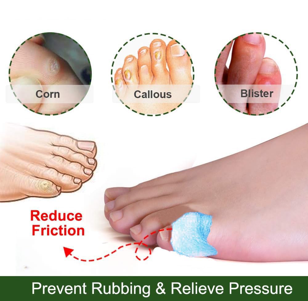 2 Bags Lamb's Wool for Toe Cushioning, Soft Toe Separator Wool Pads Blister Prevention Cushion for Feet Lambs Wool Toe Pads for Hiking Pointe Shoes Protectors Boot Cushion