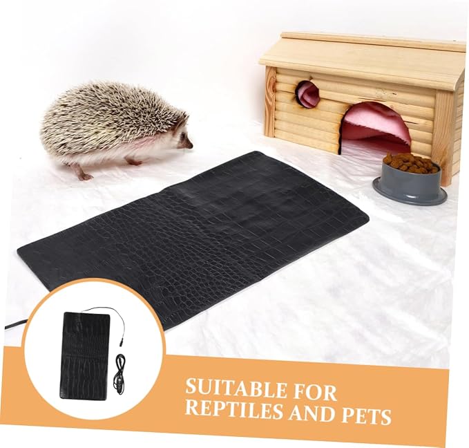 2pcs almohadilla de calor USB ajustable para mascotas terrarios miniatura 8