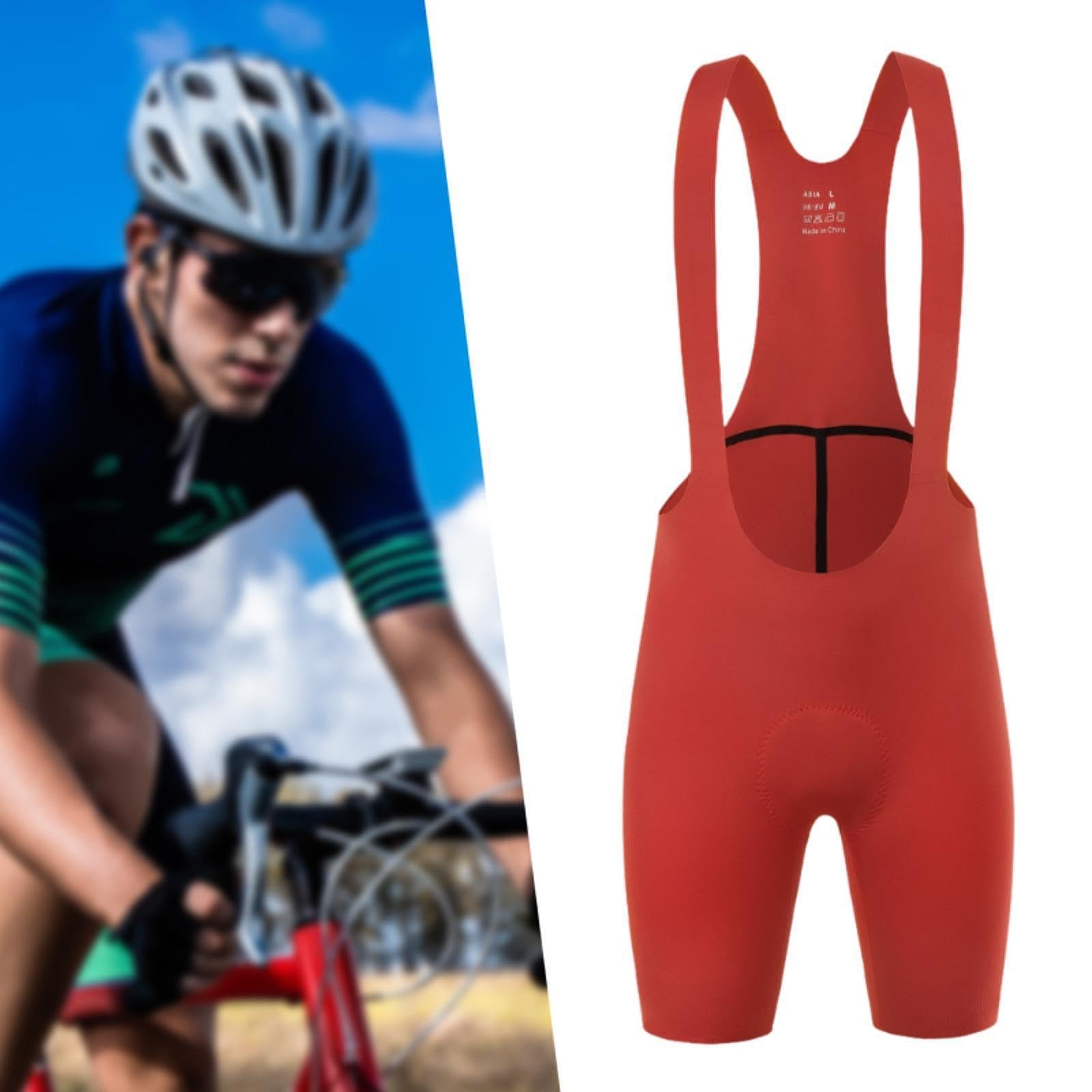 Pantaloncini Da Ciclismo Da Uomo con Bretelle per Attività Ciclistiche Ed Esercizio Fisico