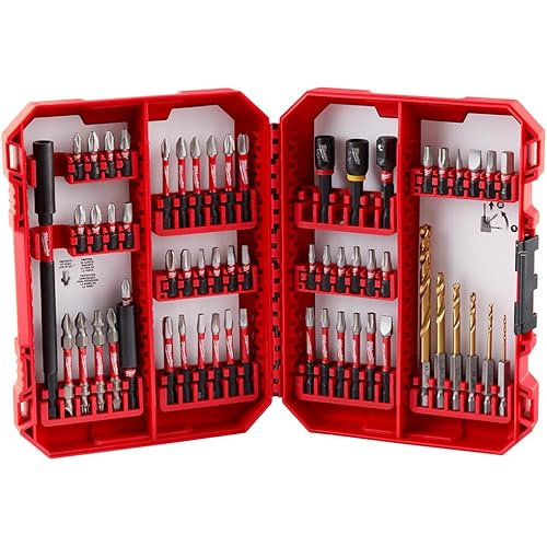 Milwaukee Shockwave Bit & Drill Bit Kit w/ 60 Pcs - 48-32-4097
