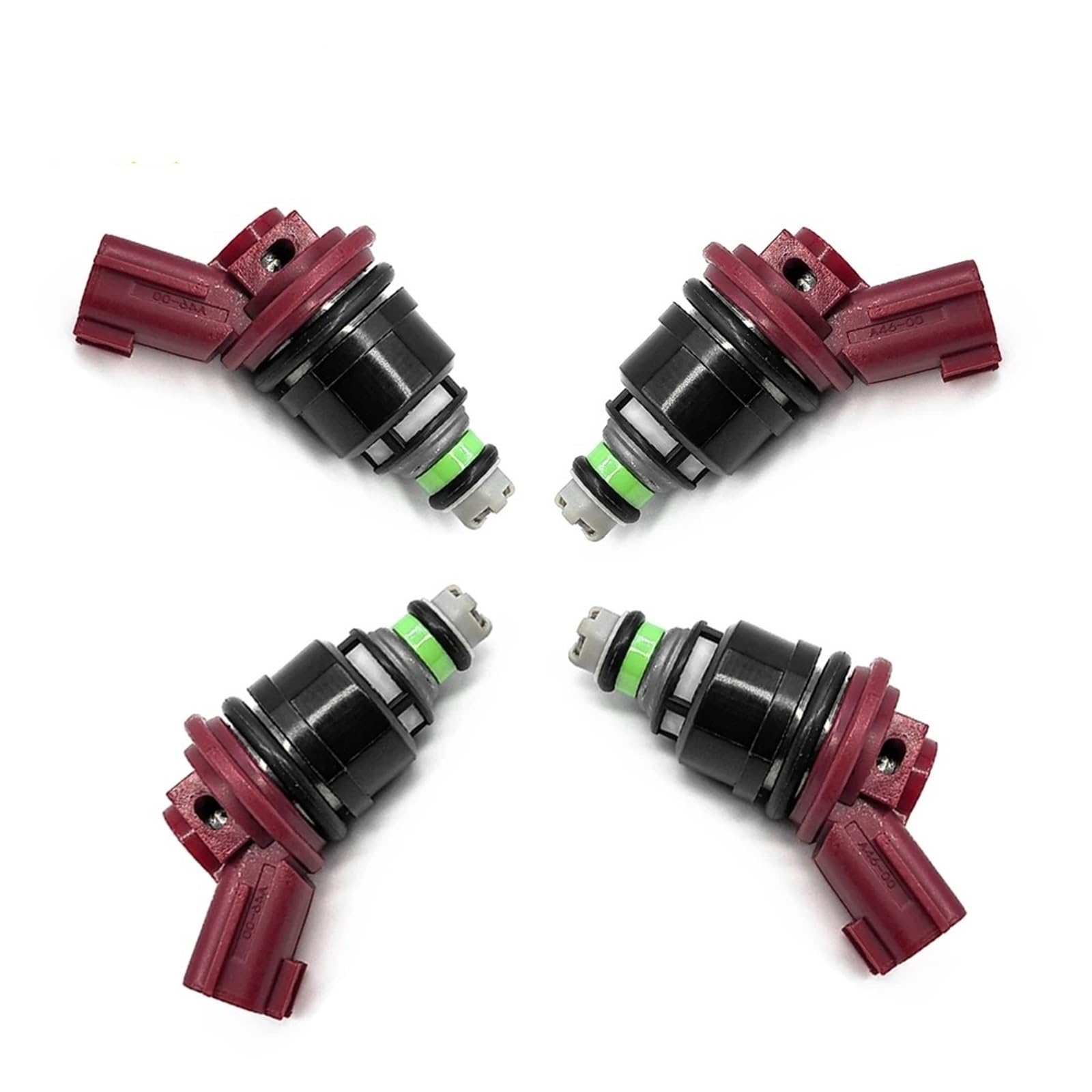Injector Fuel for Nissan for Altima for Infiniti 3.0L Z32 SR20 for Sentra 1991-1993 2.0L L4 16600-53J01 4Pieces Fuel Injectors 16600-53J03 A46-00