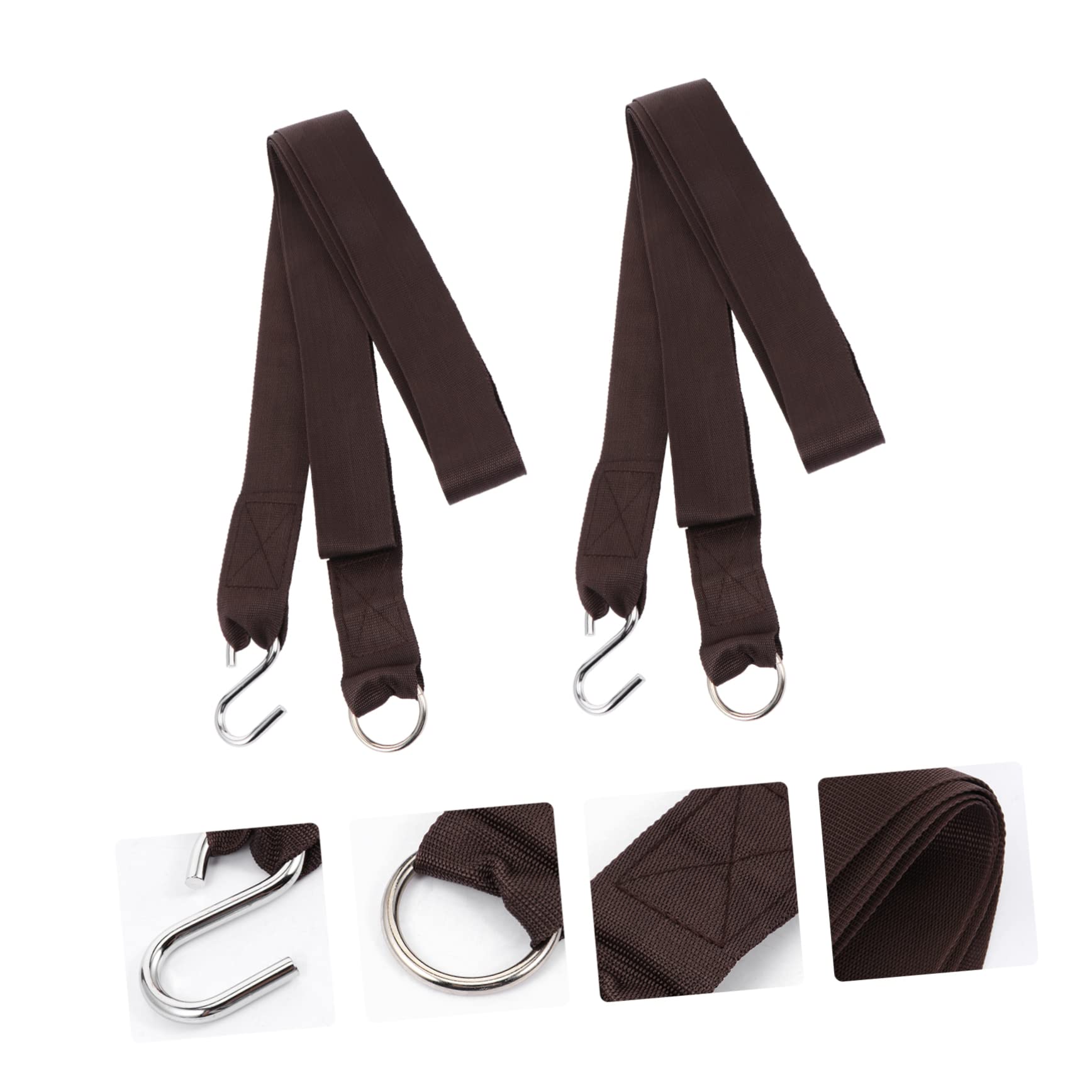 OFFSCH Material Swing Straps 4pcs Tree Swing Hanging Straps Hammock Tree Straps Easy Install Swing Hangers