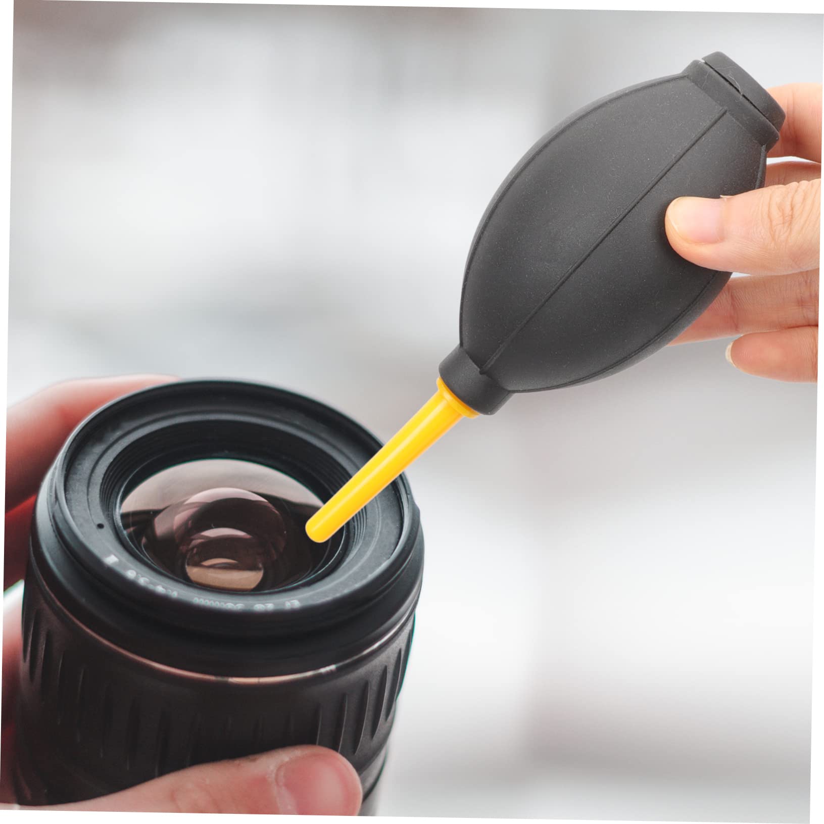 HOMSFOU 4sets Camera Lens Cleaning Camera Cleaner Kit Dryer Electric Duster Mini Duster Air Blower for Cleaning Mini Air Pump Dust Blower Dusters Dust Busters Cordless Lens Blower 3pcs*4