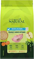 GUABI NATURAL CAO FILHOTE MINI PEQUENO FRANGO E ARROZ 2,5kg