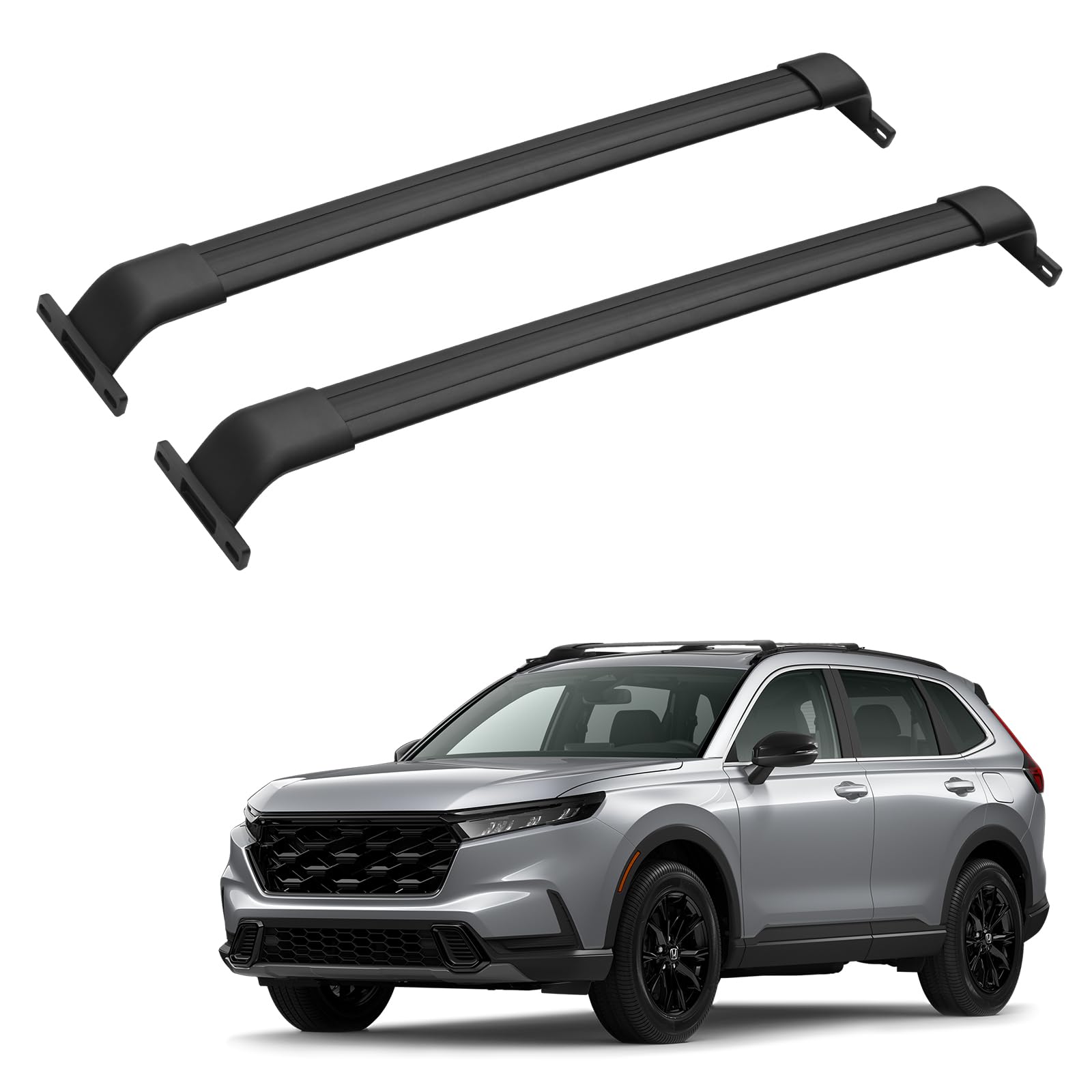 220LBS Roof Rack Cross Bars for Honda CR-V CRV & CRV Sport Hybrid 2023 2024 2025 2026, Matte Aluminum Luggage Crossbars for CRV 2025 Accessories, Rooftop Cargo Carrier with Flushed Rails
