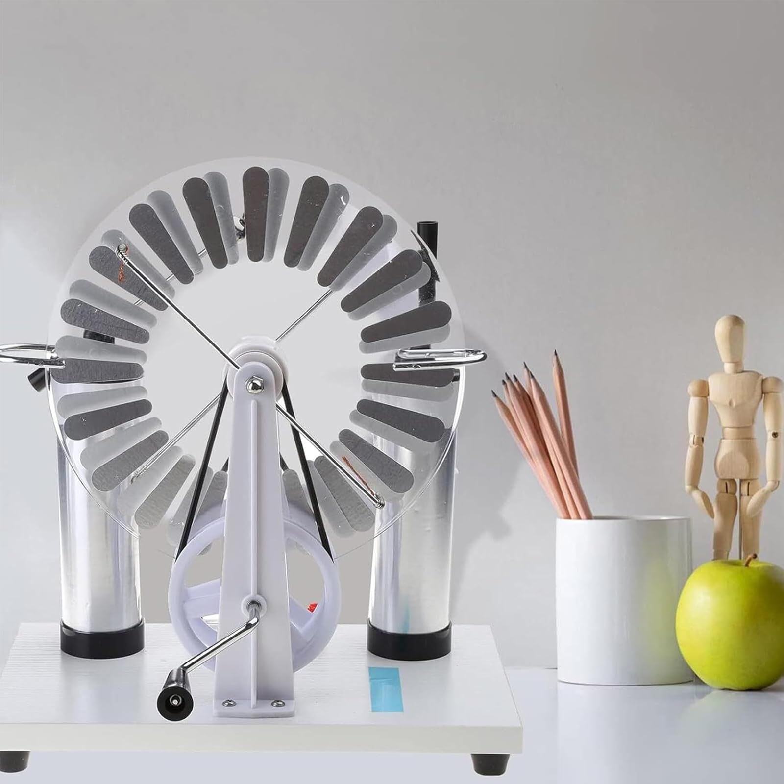 Elektrostatischer Generator Für Die Physik, Generator Für Statische Elektrizität, Statische Maschine, Generatormodell Für Statische Maschinen Für Physikexperimente, Für Verbesserte Statische Leistung
