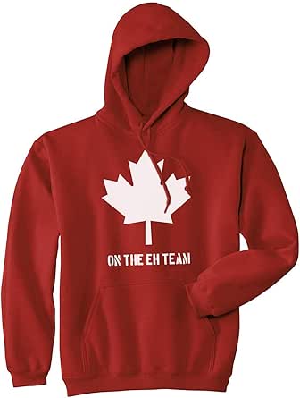 Eh Team Canada Sweater Funny Canadian Shirts Novelty Graphic Hilarious Hoodie