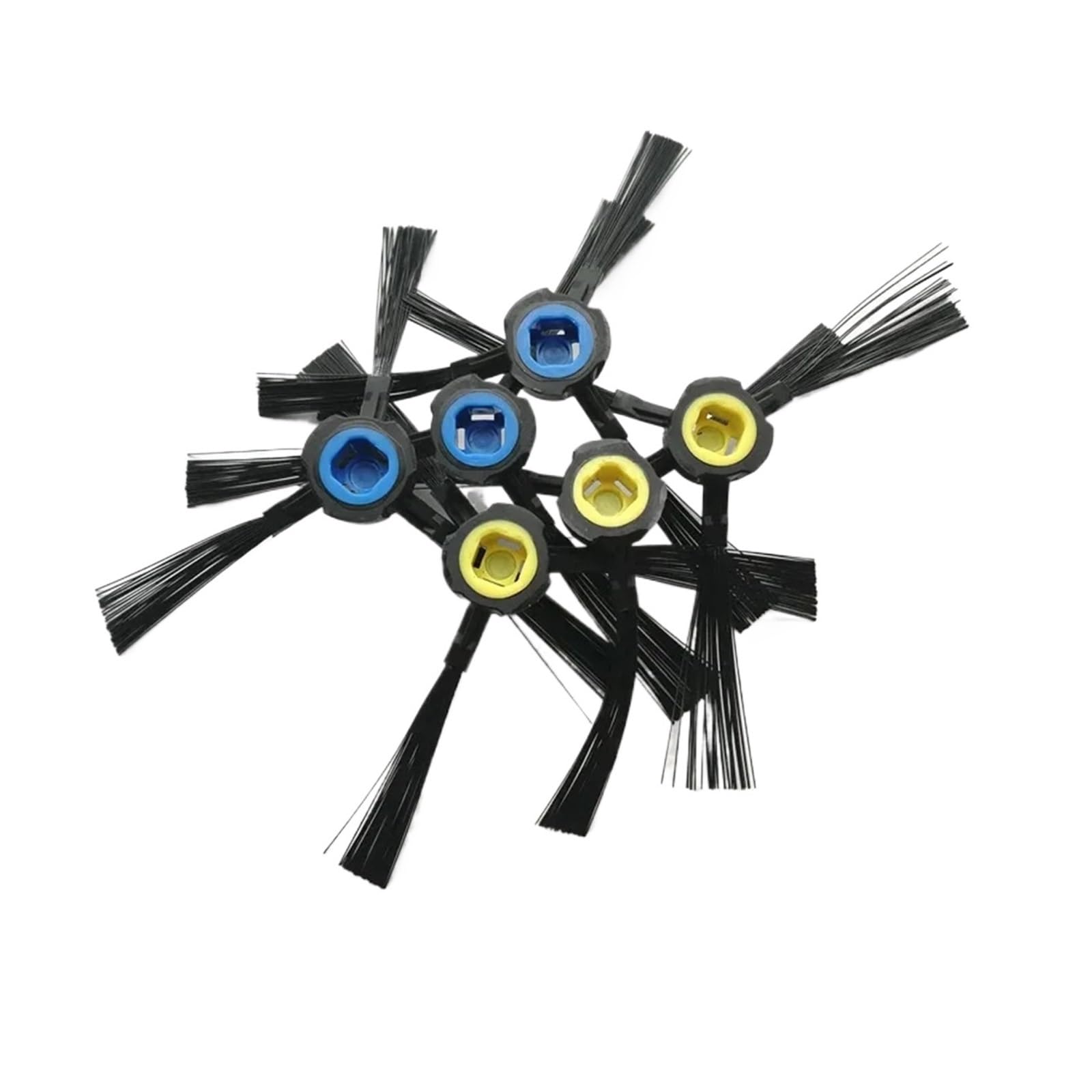 GENTERUN Robot Vacuum Cleaner Side Brush,Compatible For ILIFE,T20s/A20,Compatible For Polaris,PVCR 0930/3600/3900/4000/G2 Robot Vacuum Cleaner Parts(6PCS)