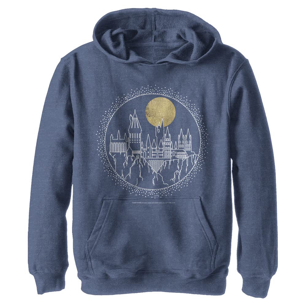 Harry Potter Hogwarts Line Art Sudadera con Capucha niños Unisex