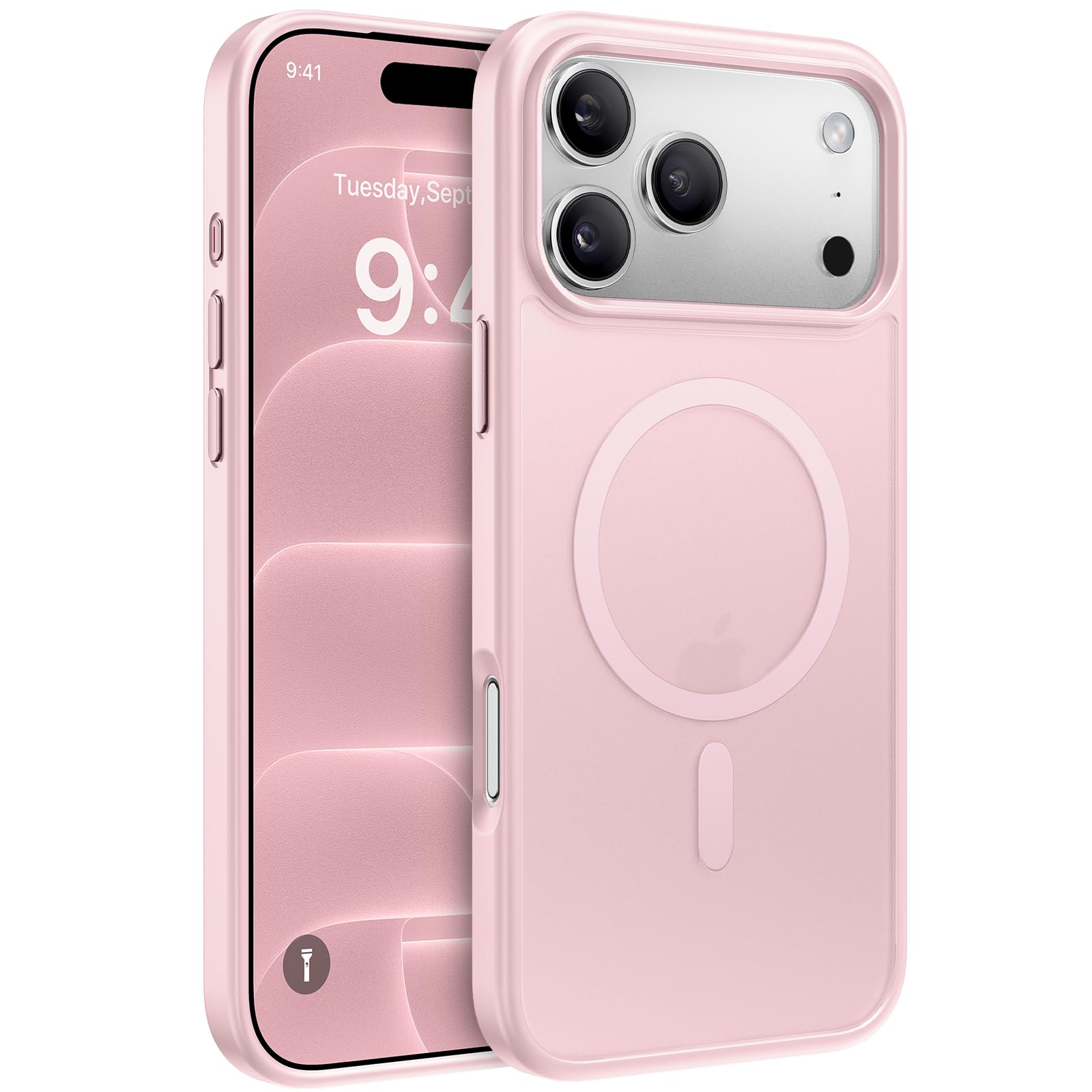Miracase Magnetic for iPhone 18 Pro Max Case, Light Pink