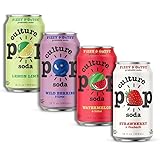 Culture Pop Soda Sparkling Probiotic Drink, Vegan Soda for Gut Health, Non-GMO, GF, No Added Sugar, Jazzy and Juicy Variety Pack (Pack of 12)