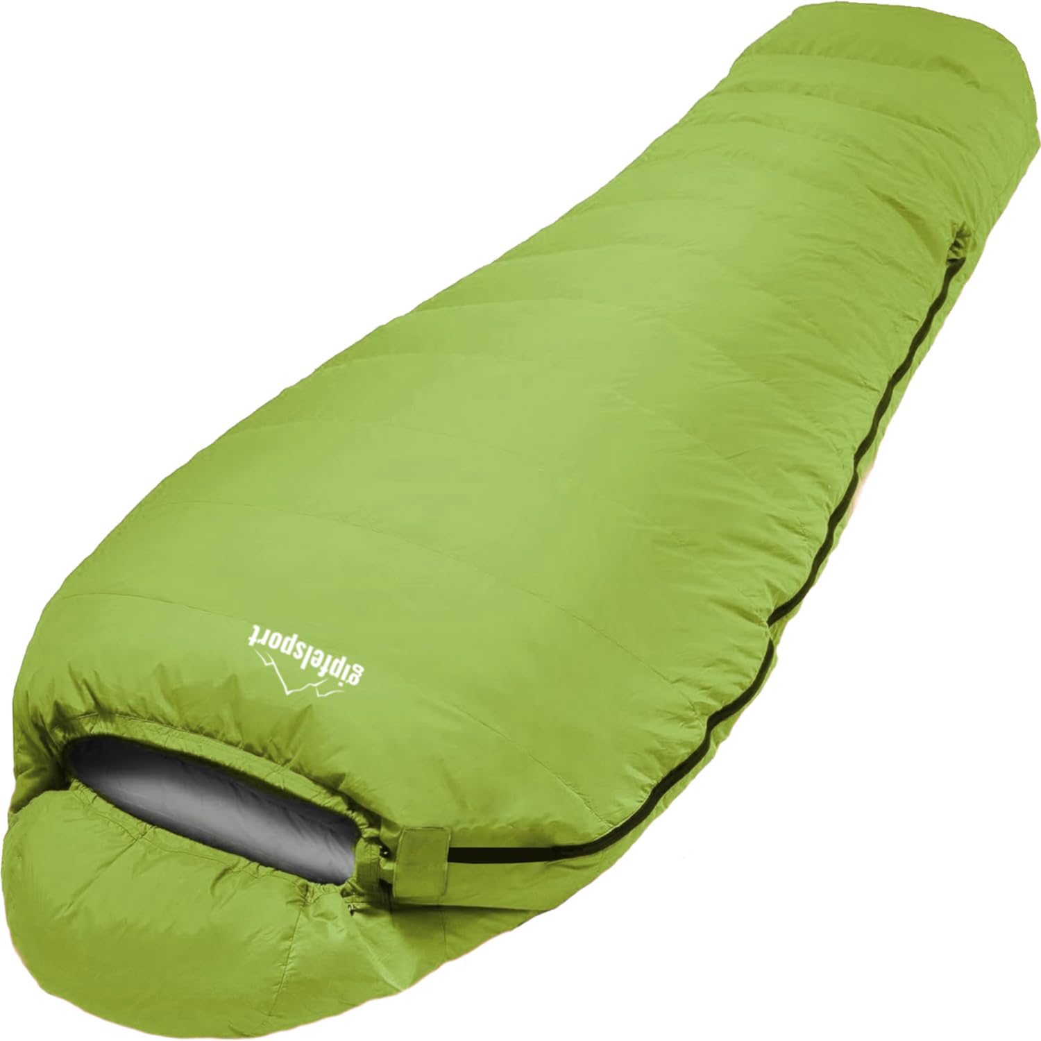 Gipfelsport Ultraleicht Schlafsack 4 Jahreszeiten [-20°C bis 15°C] Ultralight Sleeping Bag | Ultraleichter Mumienschlafsack für alle Jahreszeiten, Trekking Schlafsack für Camping, Reisen & Outdoor