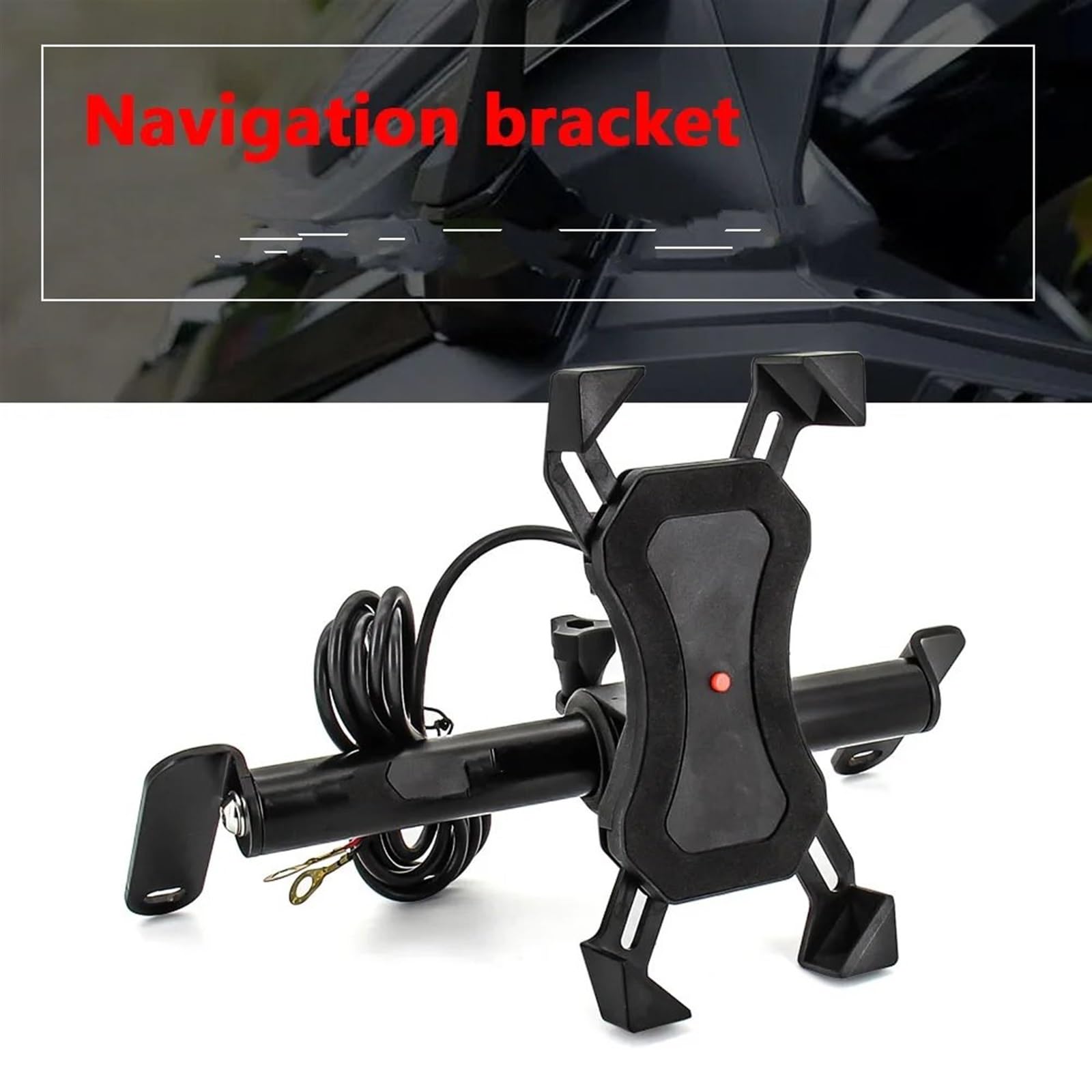 Supporto Cellulare Moto Per SMY Per JOYMAX Z 300 Per CRUISYM Moto Supporto Del Basamento Telefono Mobile Di Navigazione GPS Staffa Piastra(CM-Bracket)