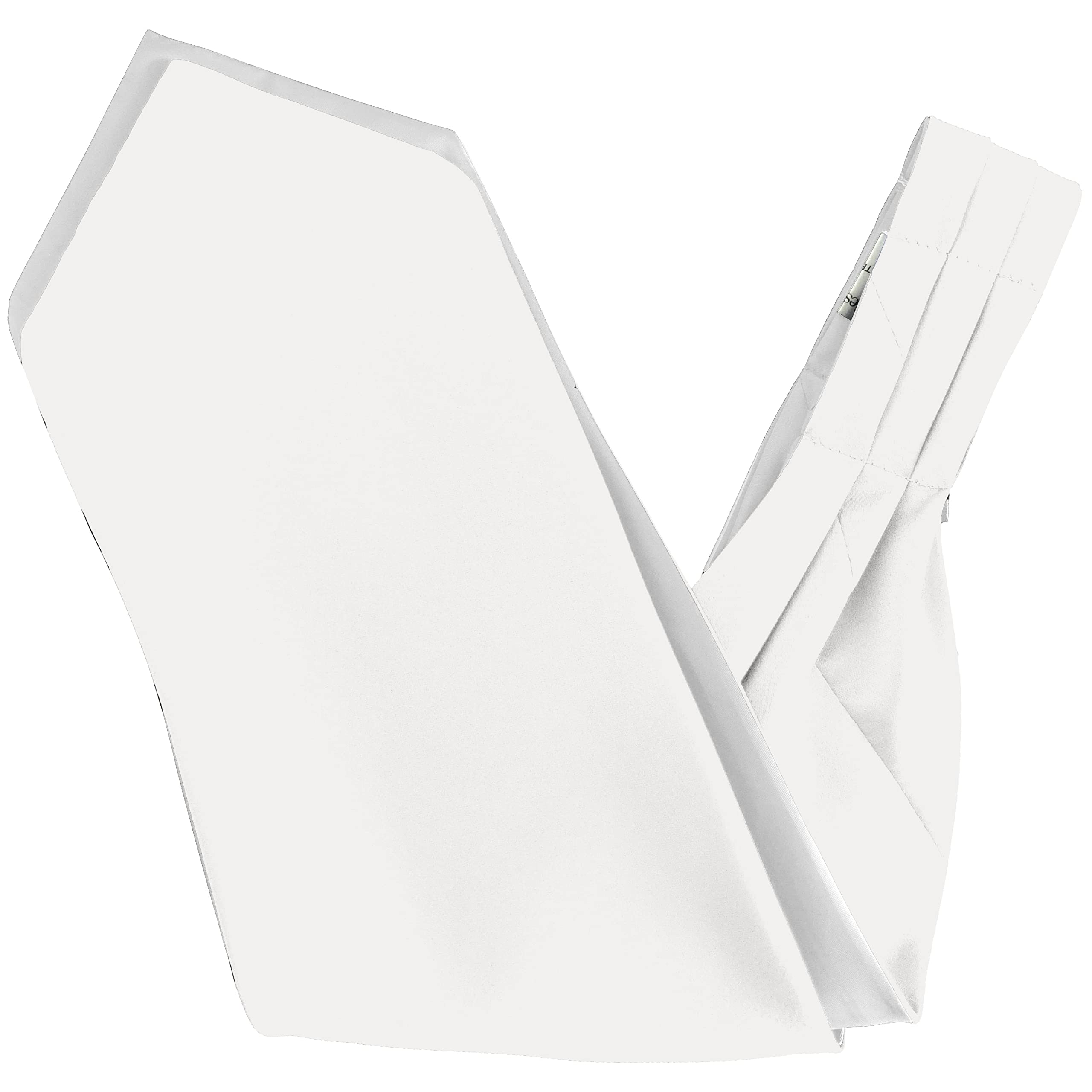 Great British Tie Club Men's White 100% Satin Ascot Cravats (White)