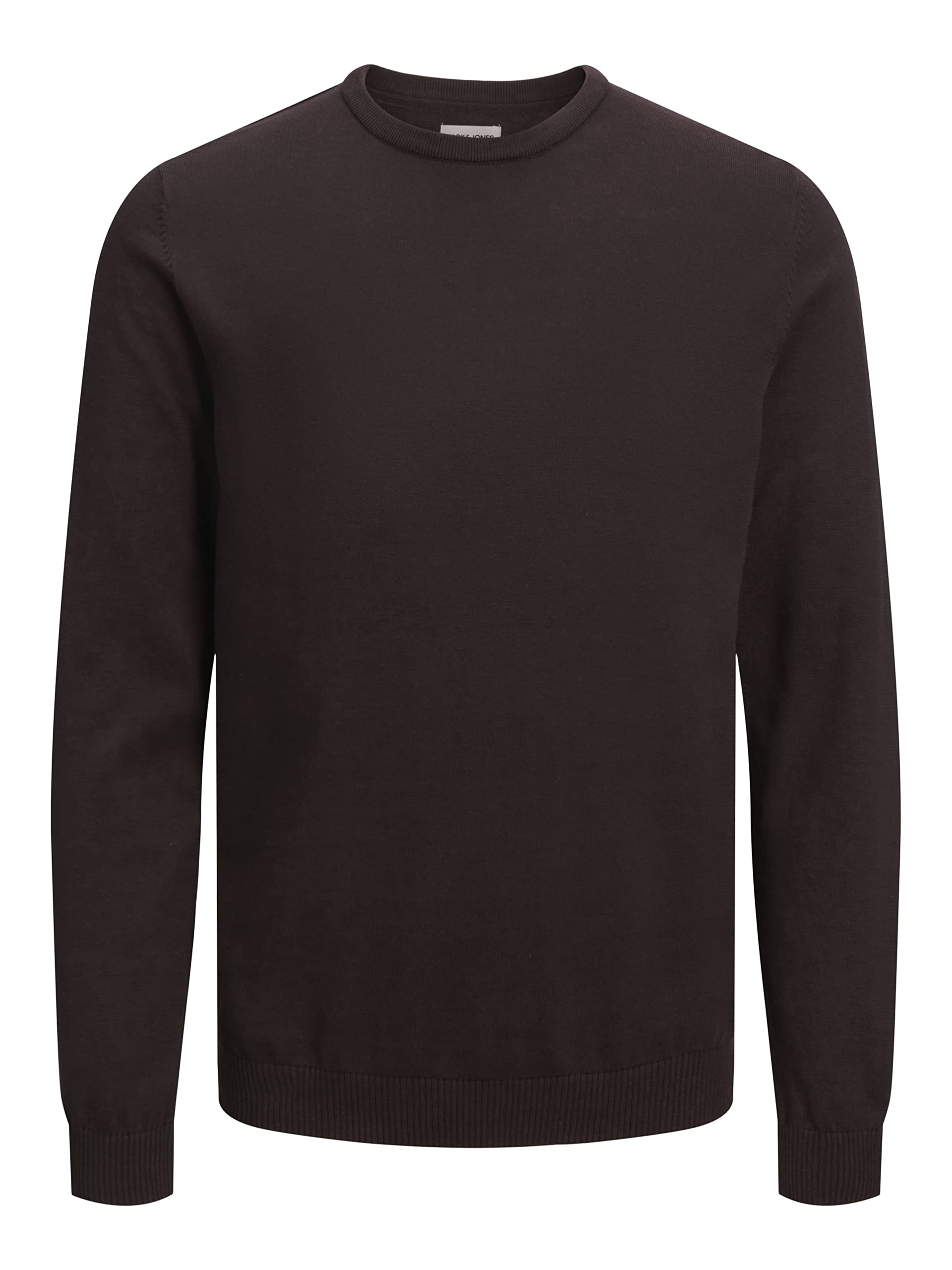 JACK & JONES Men's Classic Knit Jumper, Brown (mulch), L