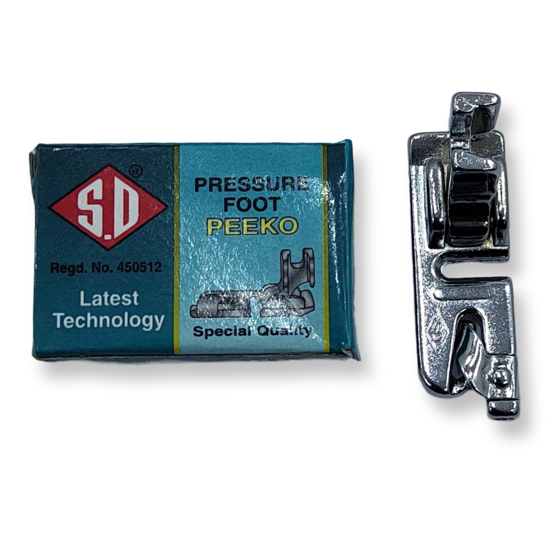 Steel Pico Low Shank Presser Foot Foot for All Automatic Sewing Machines for Models Singer, Usha,Brother,Janome-image-5