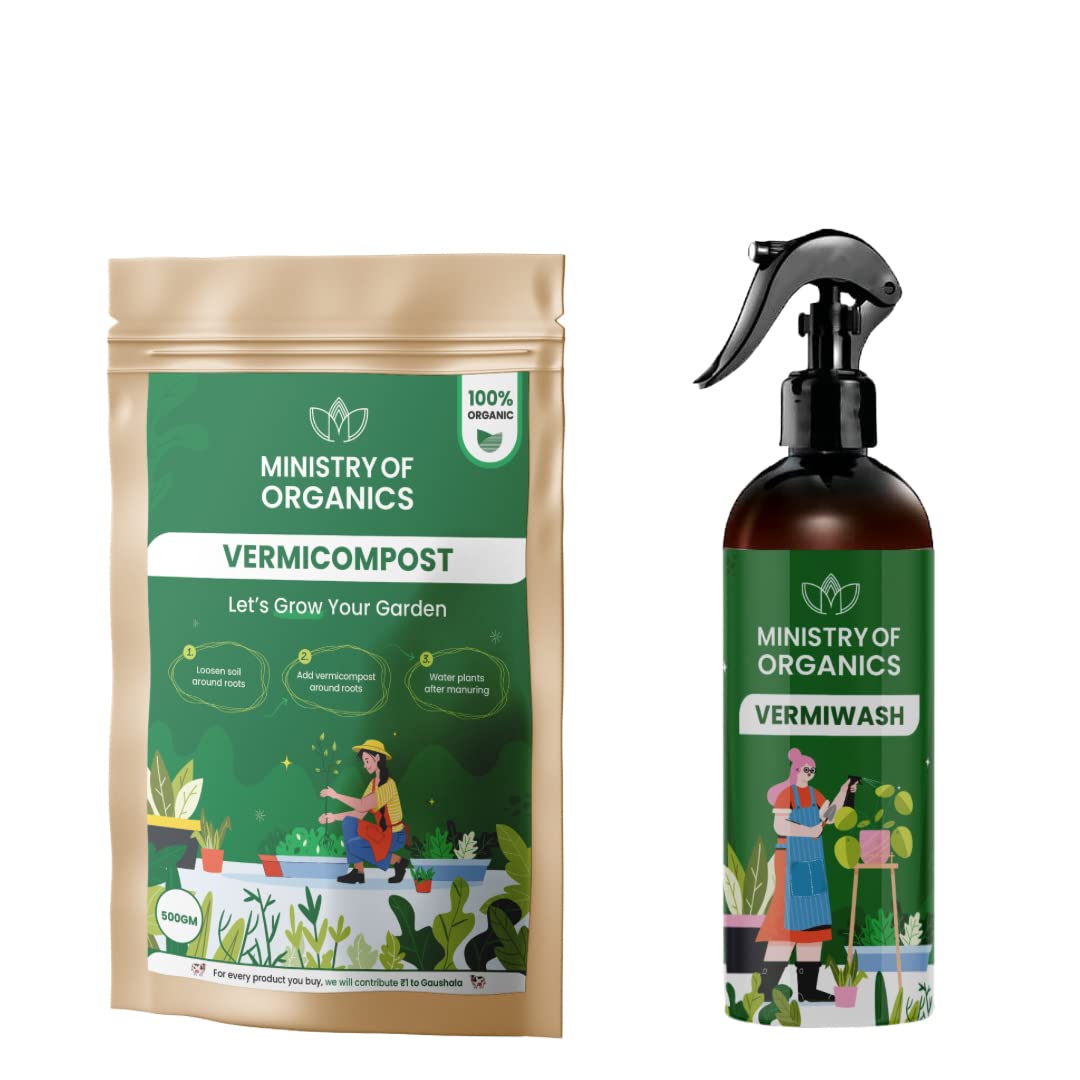 See full amazon price history chart for Ministry Of Organics Vermicompost & Vermiwash Combo Pack | Prevent Fungal, bacteria from plants | Promote plant growth | 100% Organic Ministry Of Organics Vermicompost & Vermiwash Combo Pack | Prevent Fungal, bacteria from plants | Promote plant growth | 100% Organic (B0C31HBT5L) Amazon Price History, Amazon Price Tracker