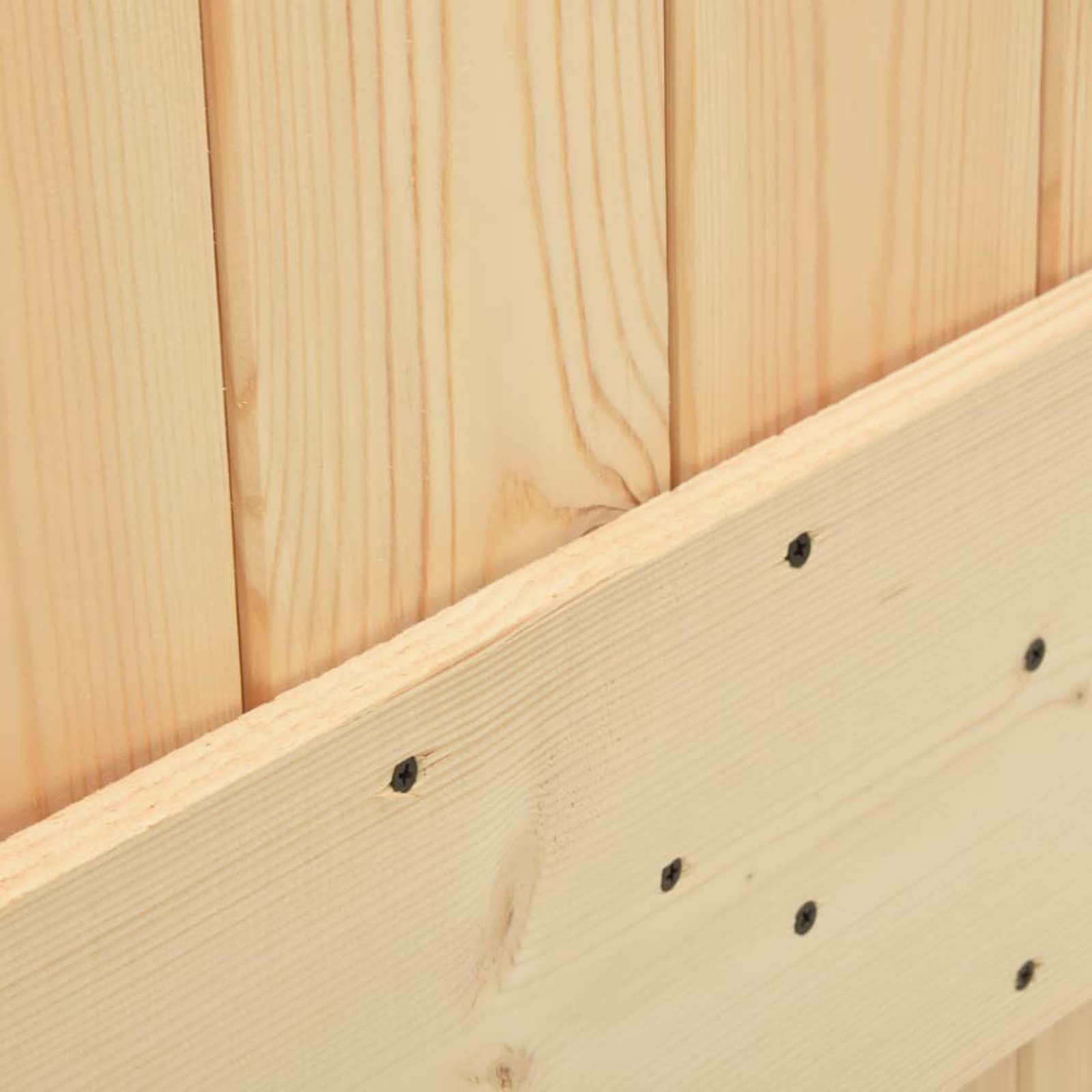 Porta Narvik Naturale 90 x 210 cm Legno di Pino Solido, Articoli di ferramenta,Materiali da Costruzione,Porte, 25kg-351043