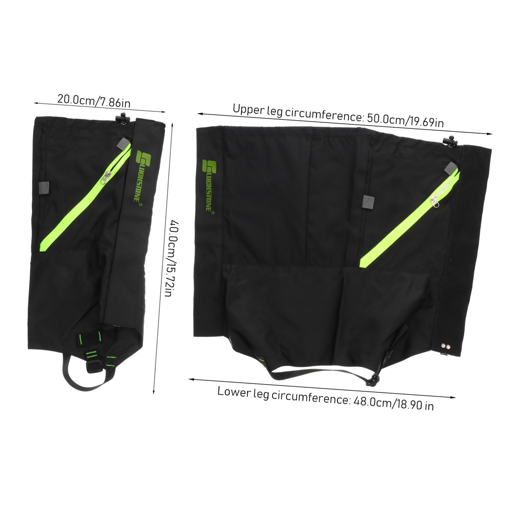 Homoyoyo Lightweight Outdoor Mountaineering Leg Cover Waterproof Hiking Gaiters Boot Gaiters