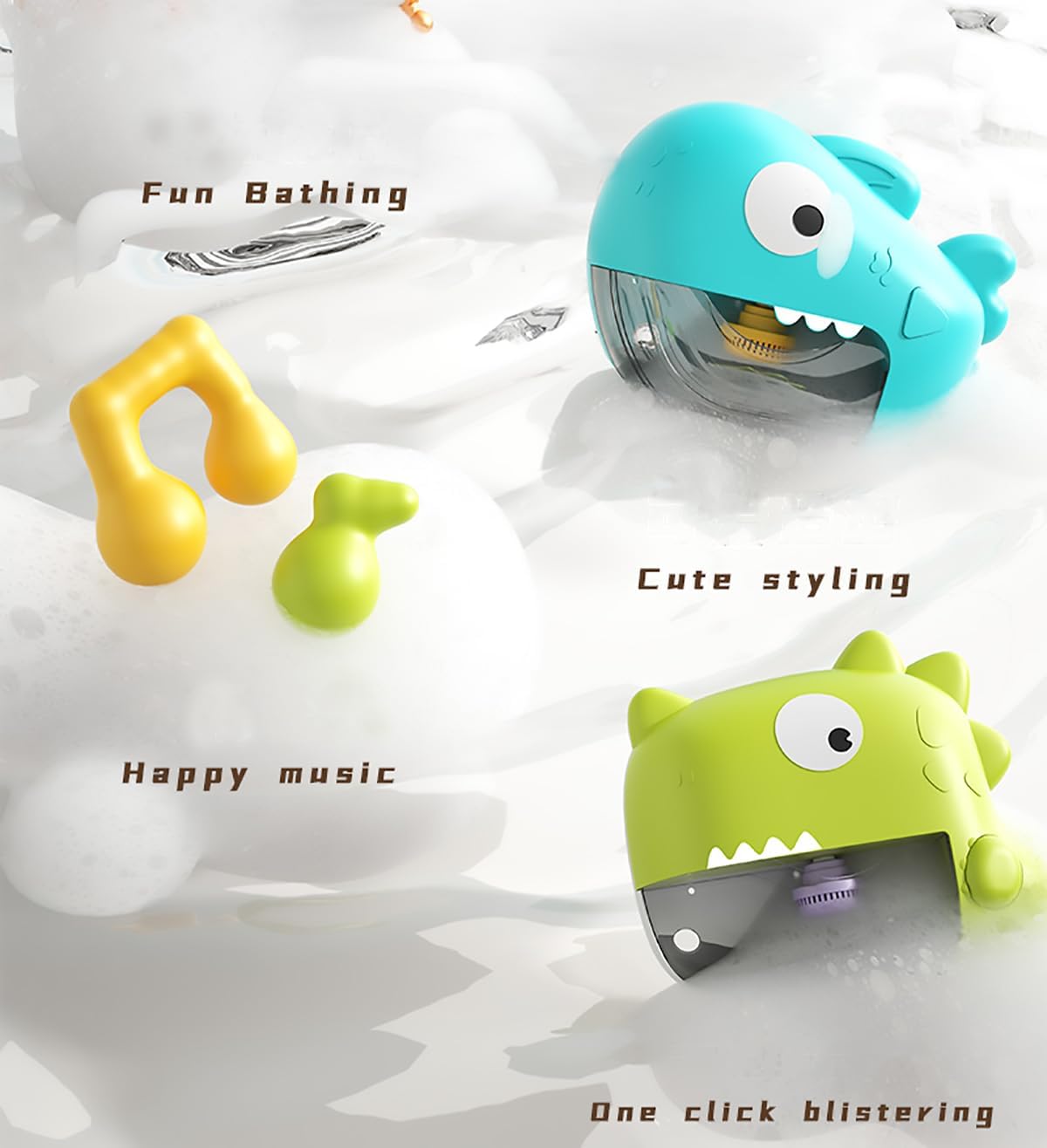 Baby Bath Toys,Automatic Dinosaur Bubble Machine with Music,Fun Toddler Bath Toy for Bathtub Time,Dinosaur Toys Water Game for above 3 Year Old Kids Boys Girls (Green Dinosaur) 9 61nyrT9bcSL. AC SL1316