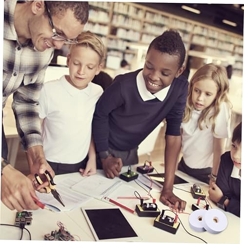 Miniatura 9 de 5 Uds. Cinta de temporizador de puntos Cinta de dos caras para manualidades, cinta adhesiva decorativa para manualidades, cinta de papel blanco