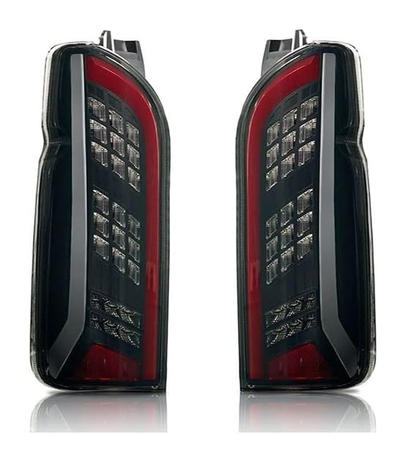 Ciloc Para Toyota Para Hiace 2005-2018 Luz Trasera Coche Freno Trasero Lámparas Señal Luces Marcha Atrás Conjunto Lámpara Modificada Luz Intermitente Retrovisor Lateral