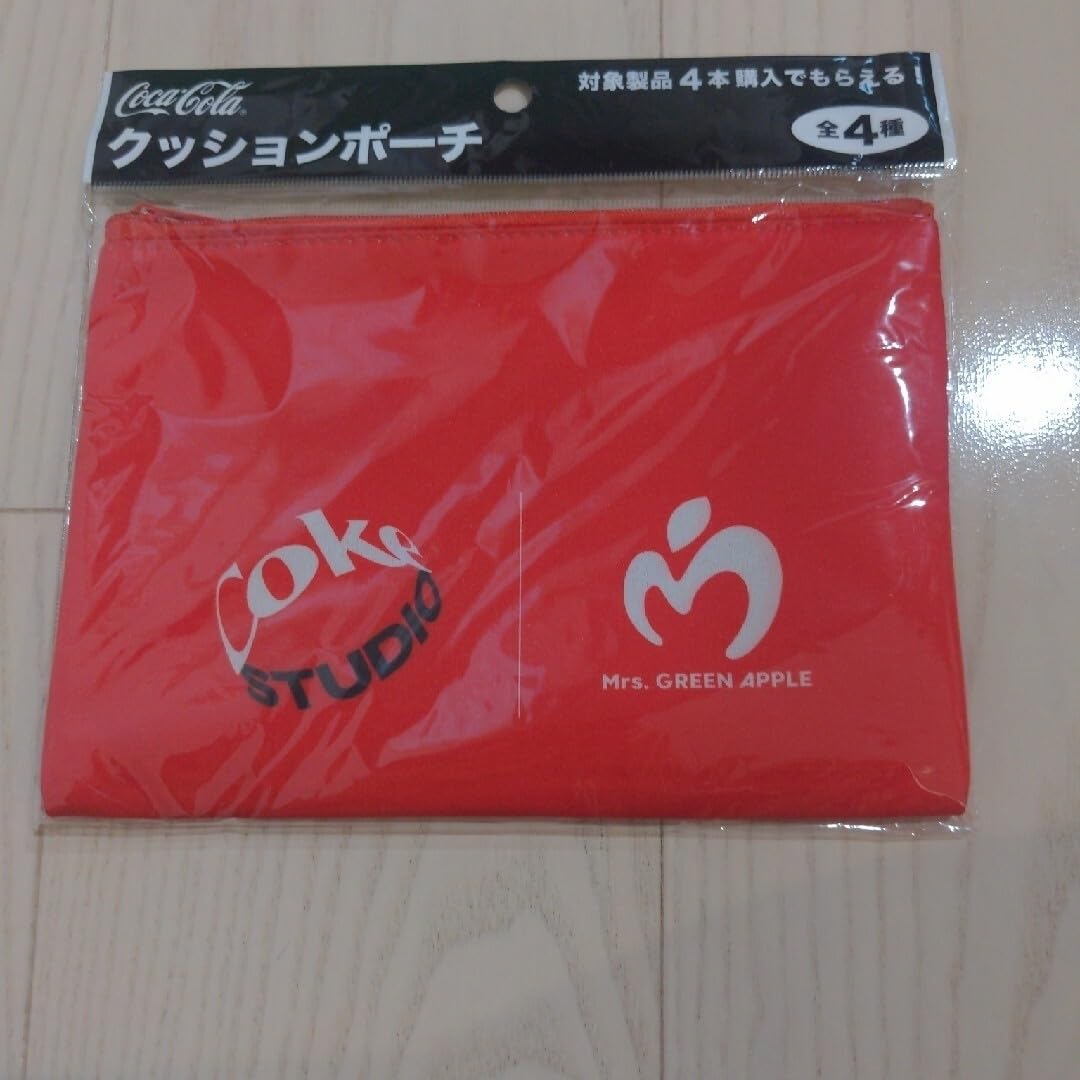 ミセスグリーンアップル　カラビナ付きクッションポーチ　コカコーラ　まとめ売り 非売品 Mrs.GREEN APPLE コカコーラ カラビナ付クッションポーチ