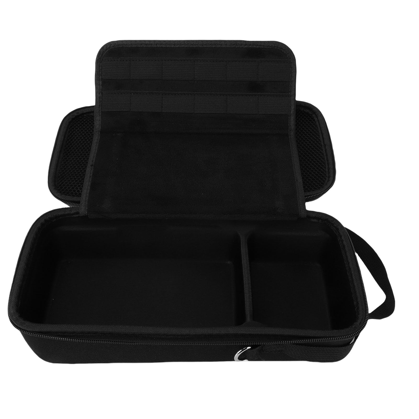 Funda de transporte para interruptor, carcasa rígida protectora de gran capacidad para accesorios de consola con soporte ajustable integrado
