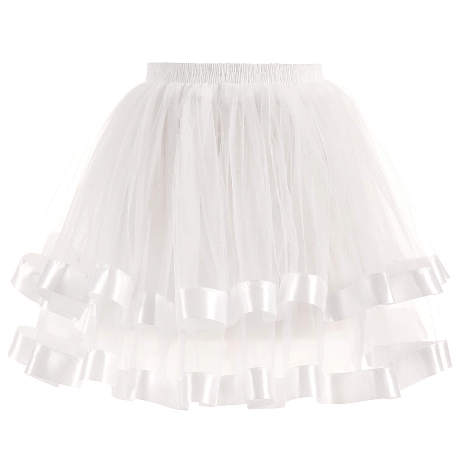 Women Petticoat Underskirt Swing Tutu Princess Skirt Cosplay Cute Tulle Skirts for Women
