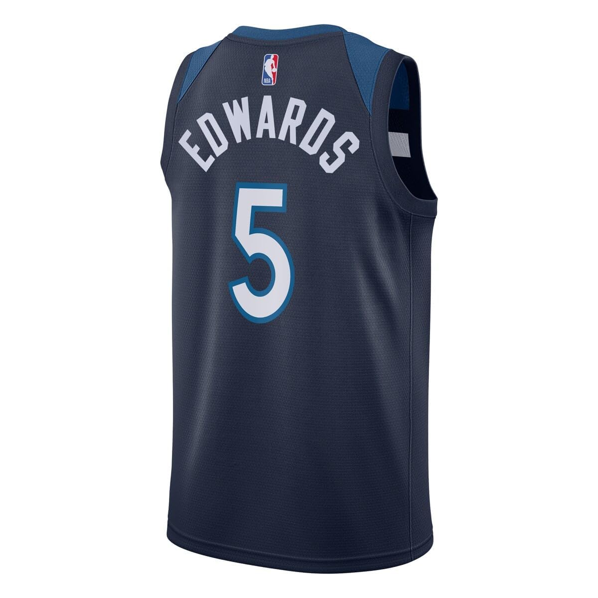 Anthony Edwards - Maglia Swingman dei Minnesota Timberwolves NBA per bambini 8-20 Navy Icon Edition