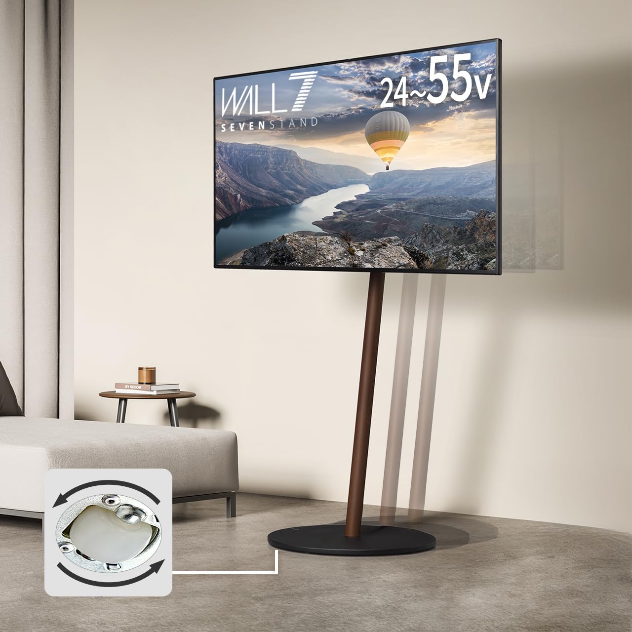 Amazon.co.jp: WALL 【デザイン賞4冠】 A2 CASTER BASE テレビスタンド